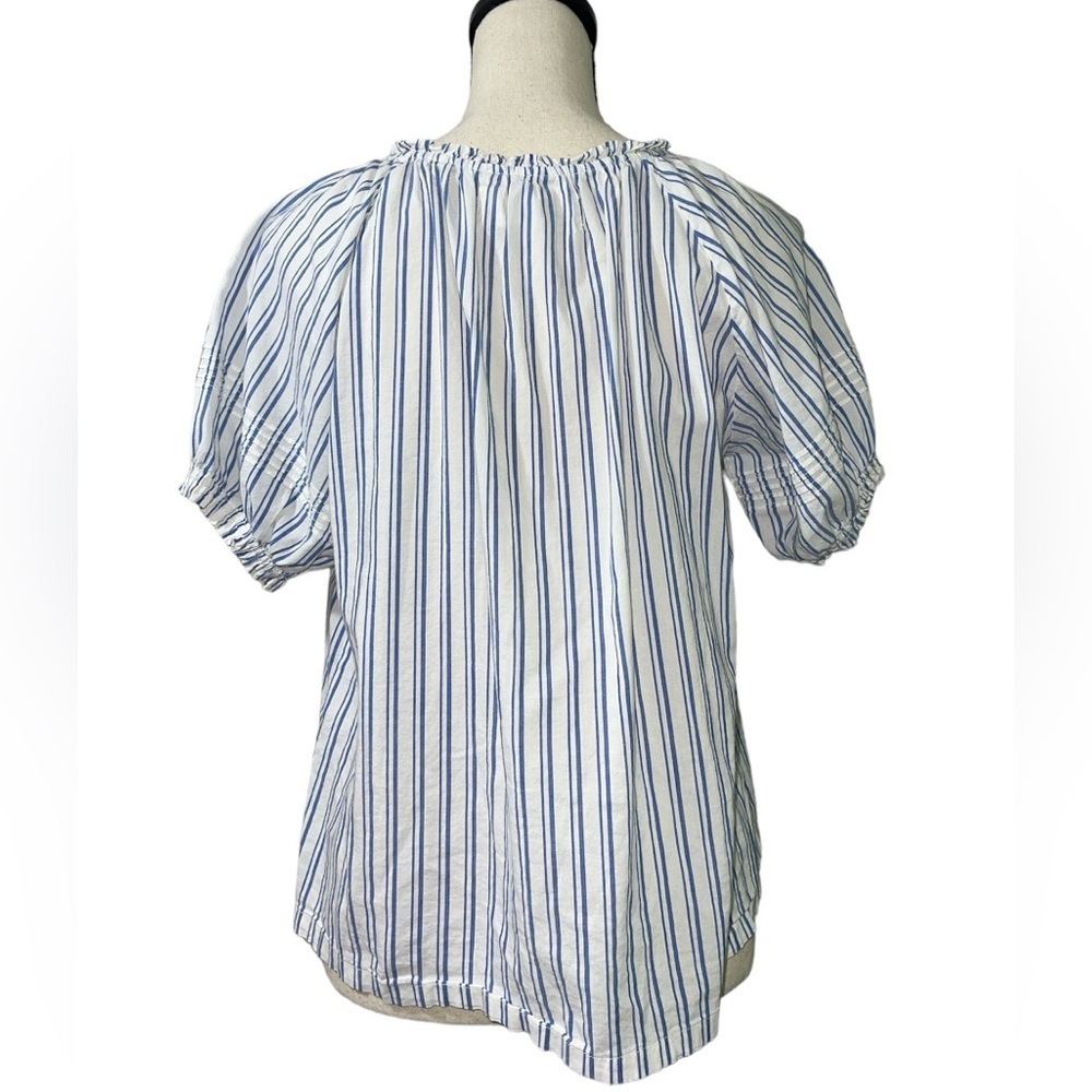 Trovata Birds of Paradise June Blouse in Swim Stripe Sz. Small - Picture 8 of 14